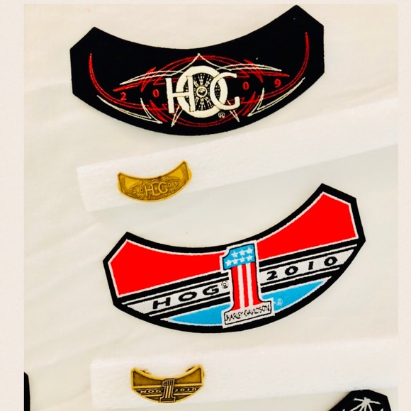 NEW HOG 🏍 ROCKER PATCH & PIN SETS - collectors - Picture 9 of 10